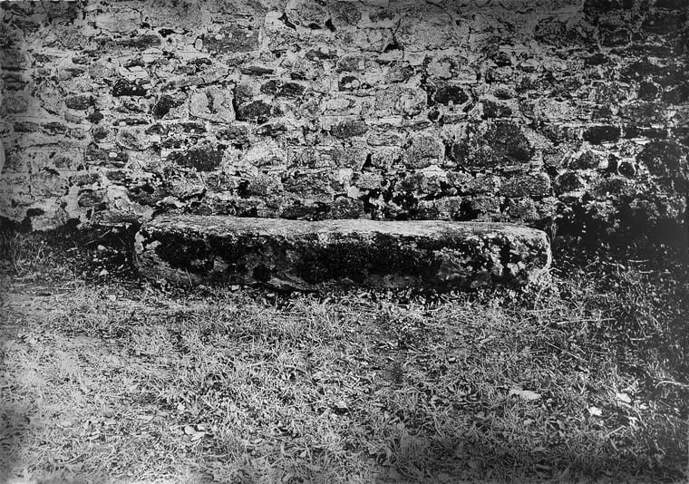 Former mortsafe at Inverurie cemetery 