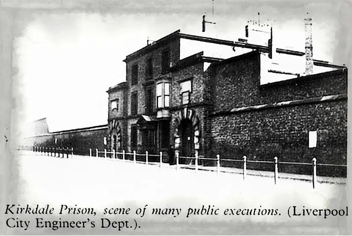 Kirkdale Prison Liverpool where the Hope Street body Snatchers were imprisoned