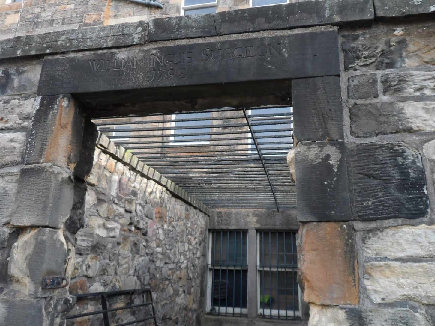 Caged Lair of William Inglis Greyfriars Kirkyard Edinburgh