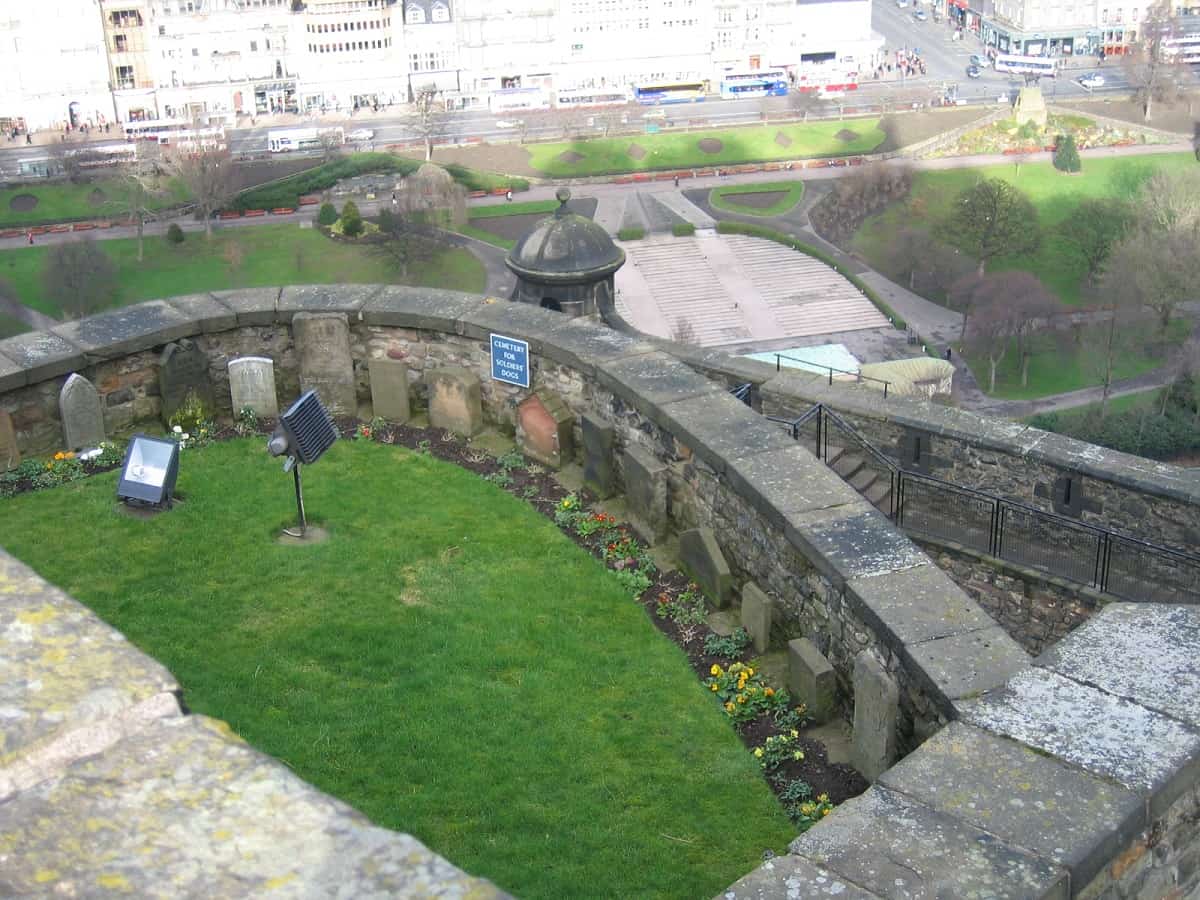 Dog Cemetery at Edinburgh Castle