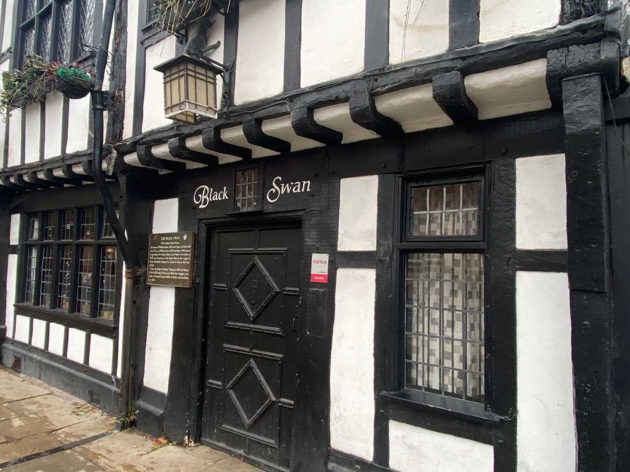 The Black Swan. One of York's most haunted pubs