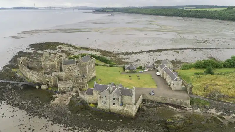 Blackness Castle Scotland From Above