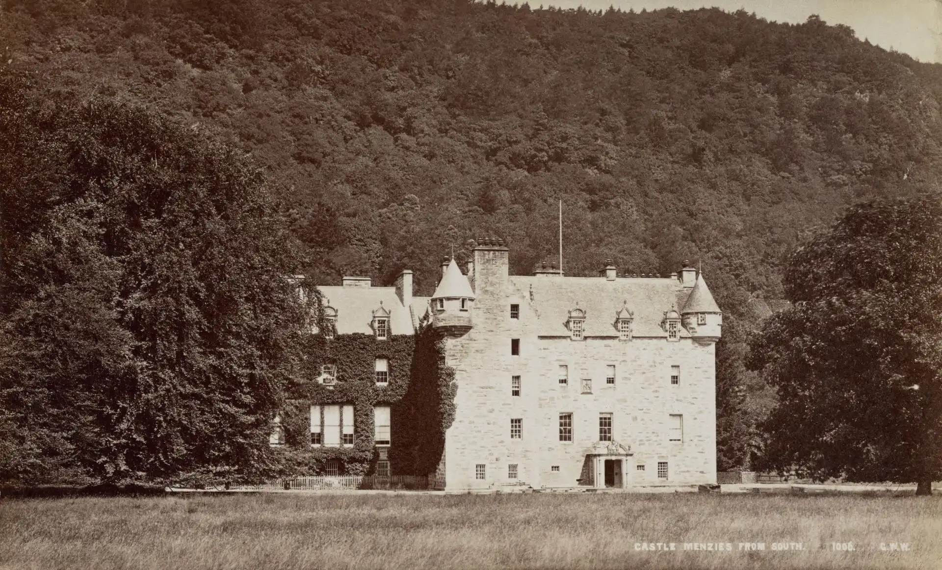 Castle Menzies from South George Washington Wilson National Galleries Scotland