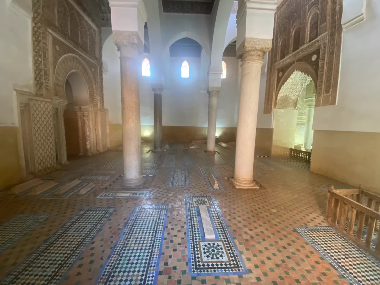 Saadian Tombs Marrakesh The Mihrab Hall