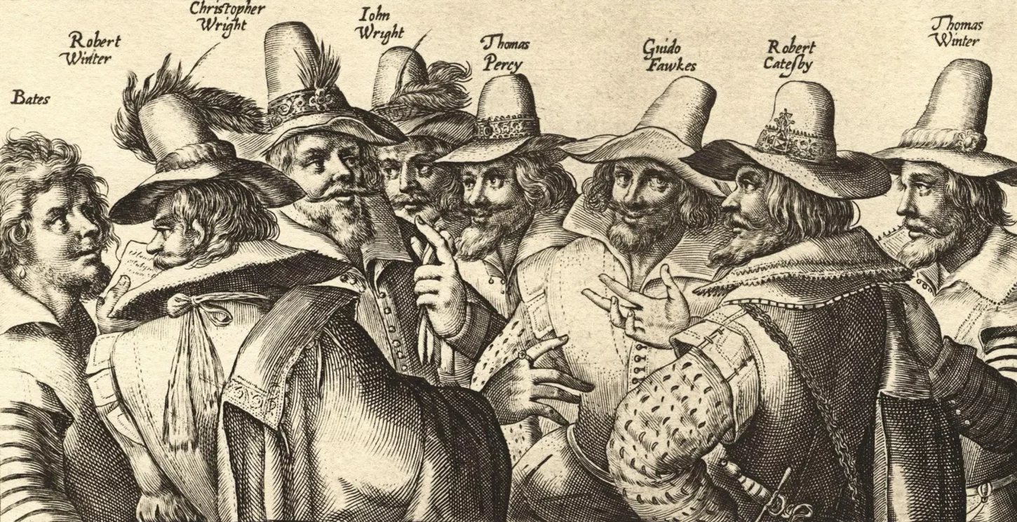 Gunpowder Plot conspirators including Guy Fawkes
