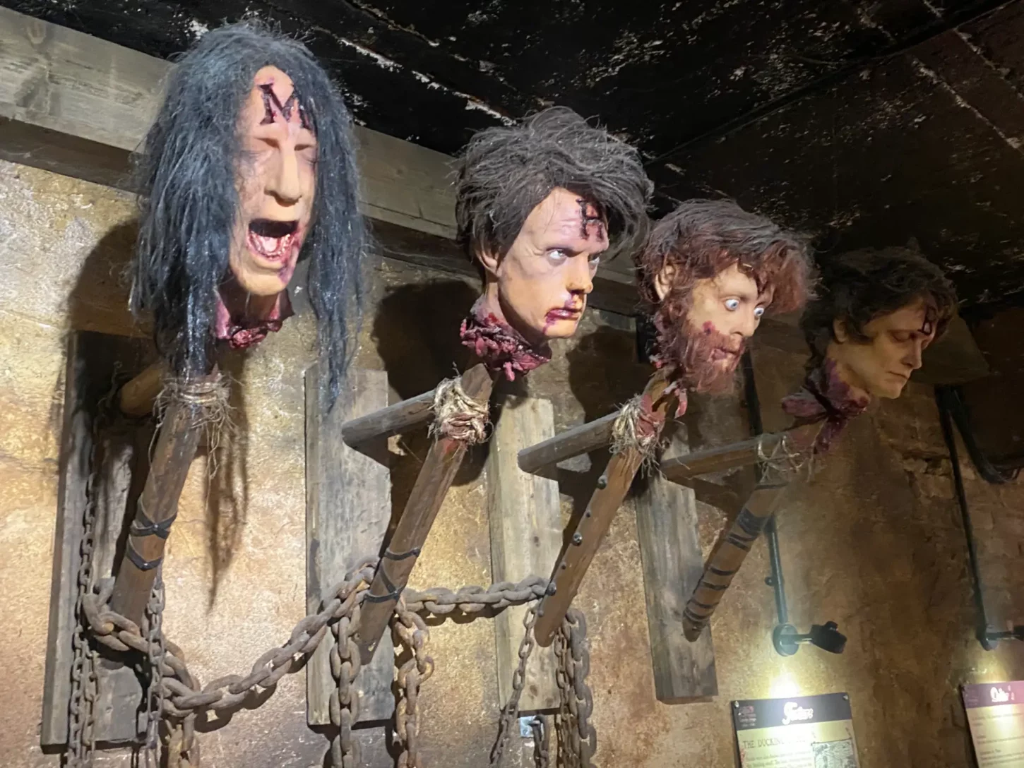 The Clink Prison Museum Severed Heads